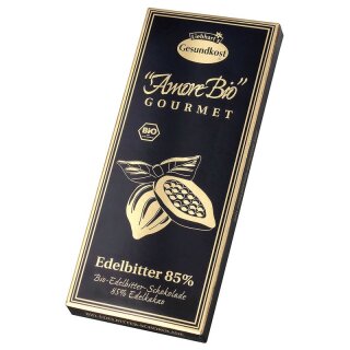 Liebhart&rsquo;s Edelbitter-Schokolade 85% Kakaoanteil - Bio - 100g
