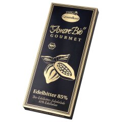 Liebharts Edelbitter-Schokolade 85% Kakaoanteil - Bio - 100g