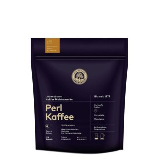 Lebensbaum Kaffee Meisterwerke Perl Kaffee ganze Bohne- Bio - 125g