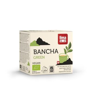 Lima Green Bancha Grüner Tee Beutel - Bio - 15g