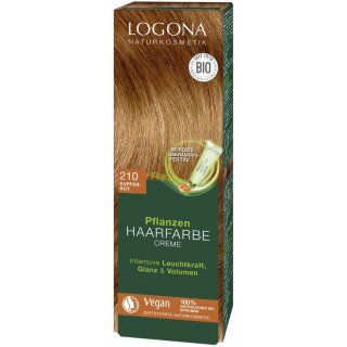 Logona Pflanzen Haarfarbe Creme 210 kupferrot - 150ml