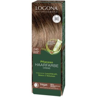 Logona Pflanzen Haarfarbe Creme 240 nougatbraun - 150ml