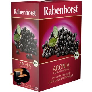 Rabenhorst Aronia Muttersaft - Bio - 3l