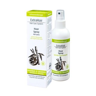 Schoenenberger ExtraHair Haar Spray mit Pflanzensaft u. Bambusextrakt BDIH - 200ml