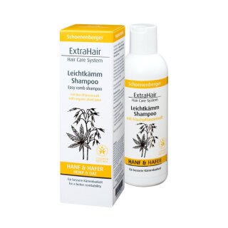 Schoenenberger ExtraHair Leichtkämm Shampoo Hanf & Hafer COSMOS natural - 200ml