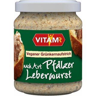 Vitam Veganer Grünkernaufstrich nach Art Pfälzer Leberwurst - Bio - 120g