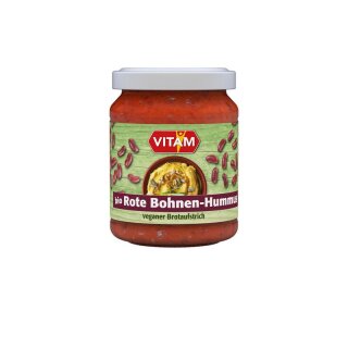 Vitam Rote Bohnen Hummus - Bio - 125g