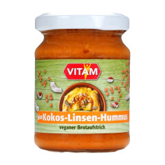 Vitam Kokos Linsen Hummus - Bio - 115g