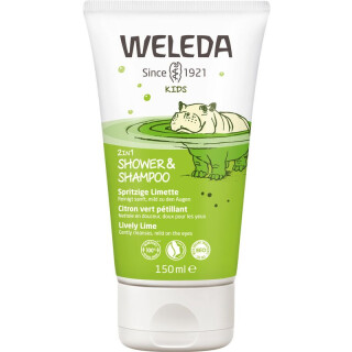 Weleda Kids 2in1 Shower & Shampoo Spritzige Limette - 150ml