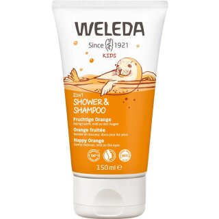 Weleda Kids 2in1 Shower & Shampoo Fruchtige Orange - 150ml
