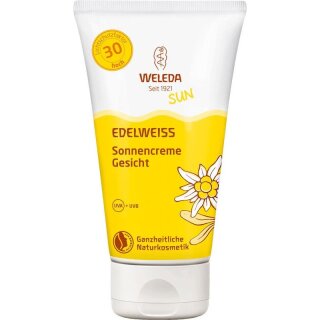 Weleda Edelweiss Sonnencreme Gesicht LSF 30 - 50ml