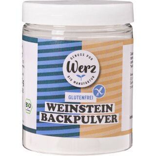 Werz Weinstein Backpulver glutenfrei - Bio - 150g