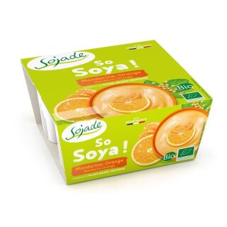 Sojade Soja Spezialität Mandarine-Orange - Bio - 4x100g