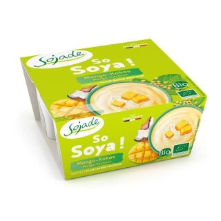 Sojade Soja Spezialität Mango Kokos - Bio - 4x100g