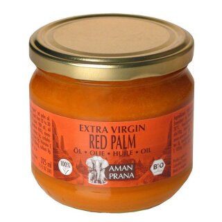 Amanprana Extra Virgin Red Palm rotes Palmöl - Bio - 325ml