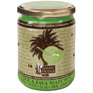 Amanprana Gula Java Kokosblüten Zucker & Matcha - Bio - 400g