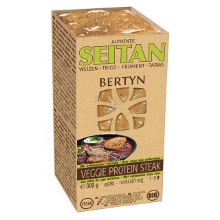Bertyn Weizen Seitan Veggie Protein Steak - Bio - 300g