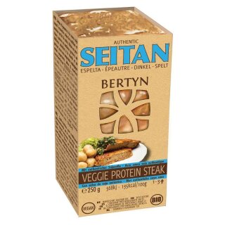 Bertyn Dinkel Seitan Veggie Protein Steak - Bio - 250g