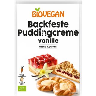 Biovegan Backfeste Puddingcreme Vanille - Bio - 50g
