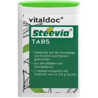 Gesund & Leben vitaldoc Steevia TABS Spenderbox - 300Stück