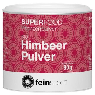 Feinstoff Himbeer Pulver - Bio - 80g