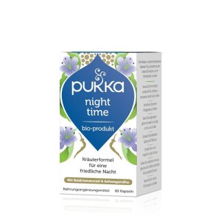 Pukka Night Time 60 Vegetarische Kapseln - Bio - 34,2g