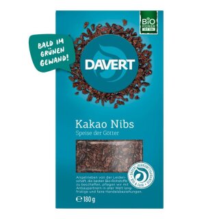 Davert Kakao Nibs - Bio - 180g