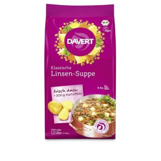 Davert Klassische Linsen-Suppe - Bio - 170g