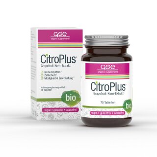 GSE CitroPlus Tabletten 75 Tbl. à 500 mg - Bio - 37,5g