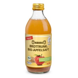 Kanne Apfelsaft mit Original Brottrunk - Bio - 0,33l