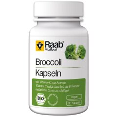 Raab Vitalfood Broccoli Kapseln - Bio - 45g