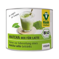 Raab Vitalfood Matcha Mix für Latte - Bio - 90g