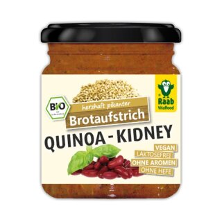 Raab Vitalfood Aufstrich Quinoa-Kidneybohne - Bio - 140g