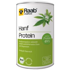 Raab Vitalfood Hanf Protein Pulver - Bio - 500g