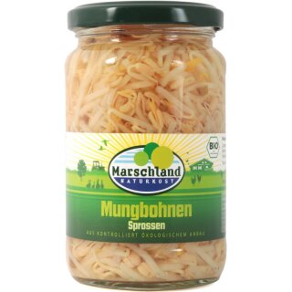 Marschland Mungbohnen Sprossen 370 ml Gl. - Bio - 0,175kg
