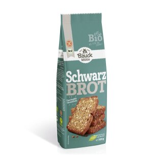 Bauckhof Schwarzbrot glutenfrei - Bio - 500g x 6  - 6er Pack VPE