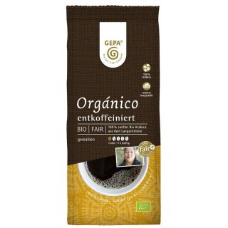 GEPA Café Orgánico gemahlen entkoffeiniert - Bio - 250g