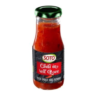 Soto Chili in red Love Asia-Sauce Süß-Scharf - Bio - 250ml
