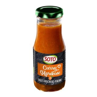 Soto Curry Aprikose Sauce Fruchtig-Pikant - Bio - 250ml