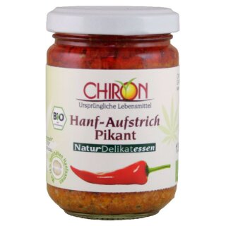 Chiron Hanfaufstrich Pikant - Bio - 135g