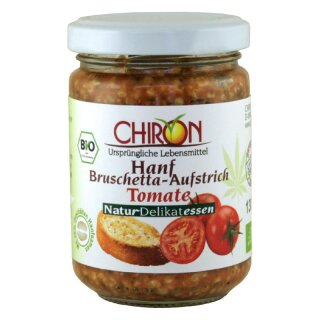 Chiron Hanf-Bruschetta Aufstrich Tomate - Bio - 130g