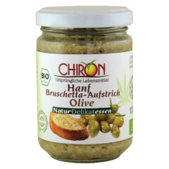 Chiron Hanf-Bruschetta Aufstrich Olive - Bio - 130g
