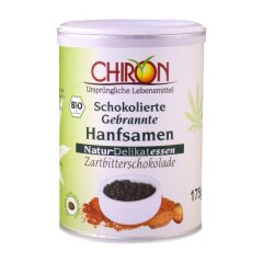 Chiron Schokolierte gebrannte Hanfsamen Zartbitter - Bio...