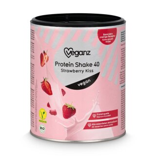 Veganz Protein Shake 40 Strawberry Kiss - Bio - 300g