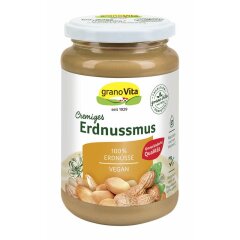 granoVita Erdnussmus - 350g x 6  - 6er Pack VPE