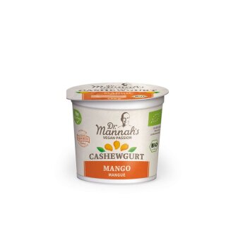 Dr. Mannah´s Vegan Passion Cashewgurt Mango BIO - Bio - 125g