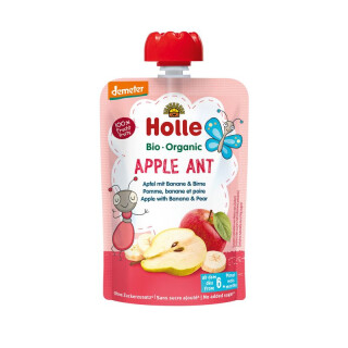 Holle Apple Ant Apfel mit Banane & Birne - Bio - 100g