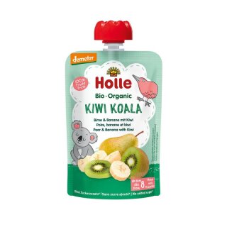 Holle Kiwi Koala - Pouchy Birne & Banane mit Kiwi - Bio - 100g