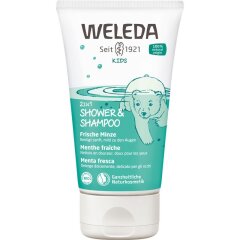 Weleda 2 in 1 Shower & Shampoo Frische Minze - 150ml