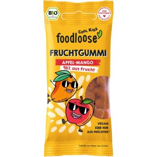 foodloose Fruchtgummi Mango, glutenfrei laktosefrei - Bio - 30g